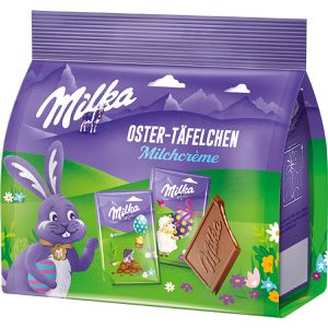 Produktbild für Minischokolade Milka Oster-Täfelchen Milchcreme