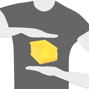 Produktbild für Sichtlagerkasten Allit ProfiPlus Box 456206, Größe 2