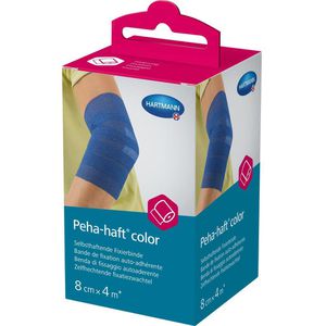 Produktbild für Fixierbinden Hartmann Peha-Haft Color, blau