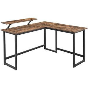 Schreibtisch Vasagle LWD56X, braun / schwarz