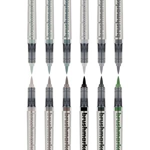Produktbild für Brush-Pen karin 27C6 BrushmarkerPRO Grey Colours
