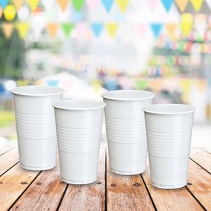 Produktbild für Trinkbecher Papstar 16123, weiß, PP
