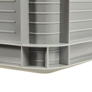 Produktbild für Eurobox Keeeper Robert, grau, 20 Liter, lebensmittelecht