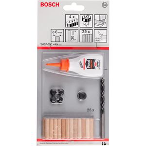 Produktbild für Holzdübel Bosch 2607000449, Set