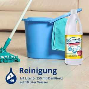Produktbild für Hygienereiniger DanKlorix Zitronen-Frische