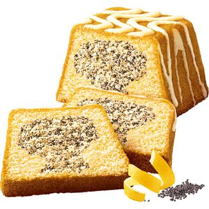 Produktbild für Kuchen Bahlsen Comtess Mohn Zitrone, mit Glasur