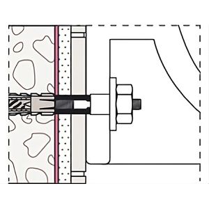 Produktbild für Schrauben-Dübel-Set Fischer 80655, WD 10 x 120