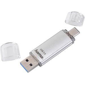 Hama USB-Stick C-Laeta 124161, 16 GB, bis 40 MB/s, USB und USB-C 3.0
