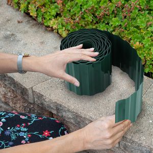 Produktbild für Rasenkante X-Clou 343148, grün, flexibel