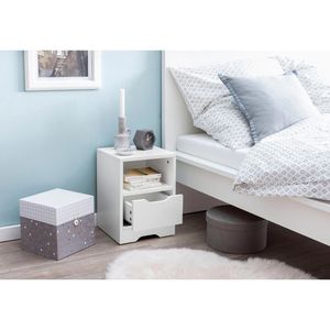 Produktbild für Nachttisch Wohnling WL5.700, weiß