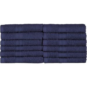 Handtuch NatureMark Premium, navyblau, 30 x 50 cm