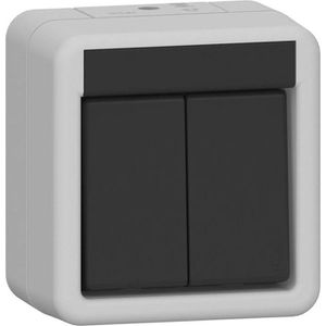 Produktbild für Lichtschalter Gira 310530, grau