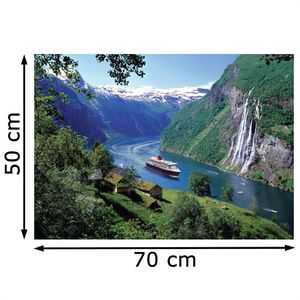 Produktbild für Puzzle Ravensburger 12000475, Norwegischer Fjord