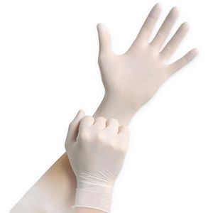 Produktbild für Einmalhandschuhe MaiMed grip PF, natur, 100 Stück