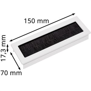 Produktbild für Kabeldurchlass SO-TECH TONDO, 150 mm, rechteckig