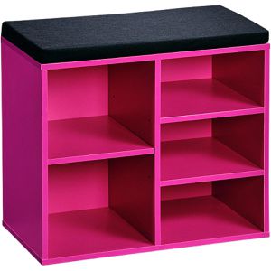 Schuhbank Kesper 15964, pink, aus Holz