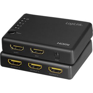 Produktbild für HDMI-Splitter LogiLink HD0036, 1 In 4 Out