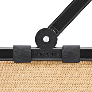Produktbild für Einkaufskorb Reisenthel BK7079, Carrybag frame raffia black