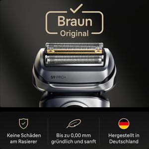 Produktbild für Scherkopf Braun 96M Ersatzscherteil, silber