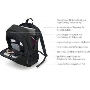 Produktbild für Laptop-Rucksack Dicota Eco Backpack Base, schwarz