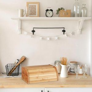 Produktbild für Brotkasten Relaxdays 10016656, Bambus
