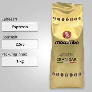 Produktbild für Kaffee Mocambo Selezione Oro Gran Bar