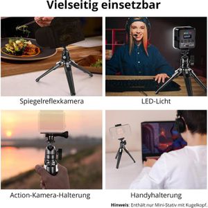 Produktbild für Stativ Neewer TP29, Höhe bis 17,5 cm
