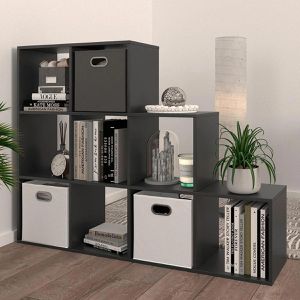 Produktbild für Bücherregal Vicco 35102, anthrazit