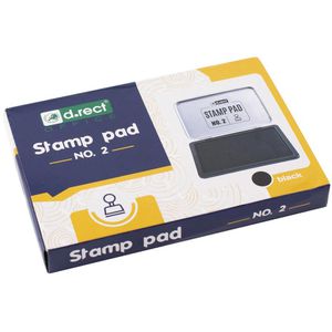 Produktbild für Stempelkissen D.RECT NO. 2, für Büro, schwarz