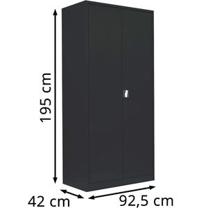 Produktbild für Aktenschrank Lüllmann 530349, aus Metall