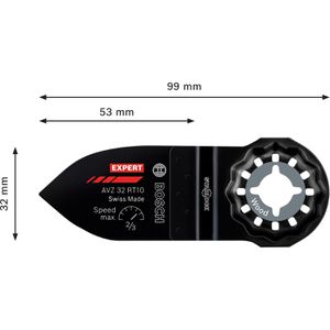 Produktbild für Multifunktionswerkzeug-Zubehör Bosch Expert AVZ 32 RT10