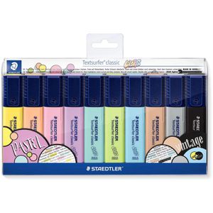 Produktbild für Textmarker Staedtler Textsurfer Classic, 10 Stück