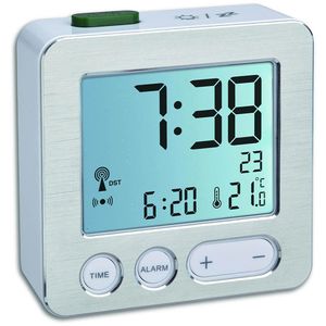 Produktbild für Wecker TFA 60.2545.54 silber, digital