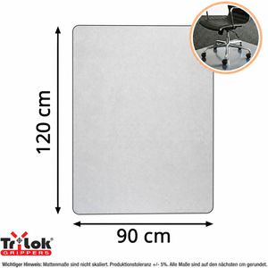 Produktbild für Bodenschutzmatte Floortex Cleartex TrYlok, transparent