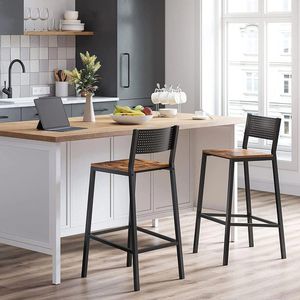 Produktbild für Barhocker Vasagle LBC070B01, mit Lehne