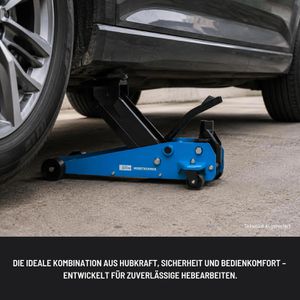Produktbild für Rangierwagenheber Güde GRH 3/500 Q, mit Fußpedal