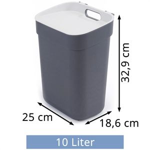 Produktbild für Mülleimer Curver Ready to collect, dunkelgrau