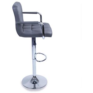 Produktbild für Barhocker Tresko BH-015, drehbar mit Lehne