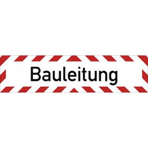 Fahrzeugkennzeichnung SafetyMarking Bauleitung