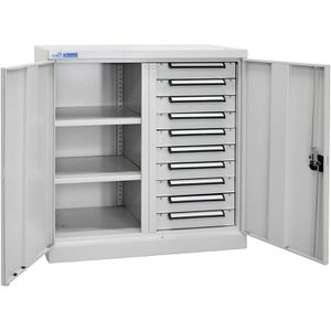 Produktbild für Werkzeugschrank ADB 40854, aus Metall, lichtgrau