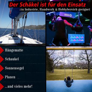Produktbild für Schäkel PRIOstahl 553, 1200kg