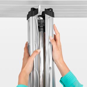 Produktbild für Wäschespinne Brabantia Topspinner, 310843, silber