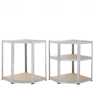 Produktbild für Schwerlastregal Monzana 108550, 5 Holzböden