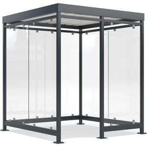 Personenunterstand WSM Köln K2 b/c, anthrazit, aus Metall