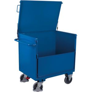 Produktbild für Transportwagen VARIOfit Kastenwagen mit Deckel, sw-700.415
