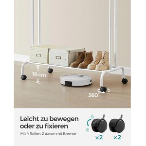 Produktbild für Garderobenständer Songmics HSR107W01, weiß