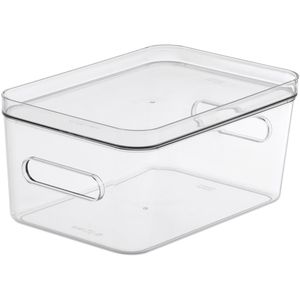 Produktbild für Deckel-Aufbewahrungsbox Smartstore Compact M, transparent