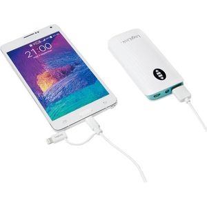 Produktbild für Ladekabel LogiLink CU0118, 2in1, weiß, 1m