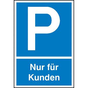 Parkplatzschild SafetyMarking aus Kunststoff
