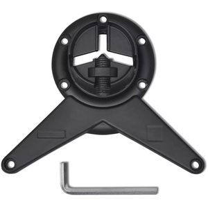 Produktbild für Tischbein vidaXL 242140, schwarz aus Metall